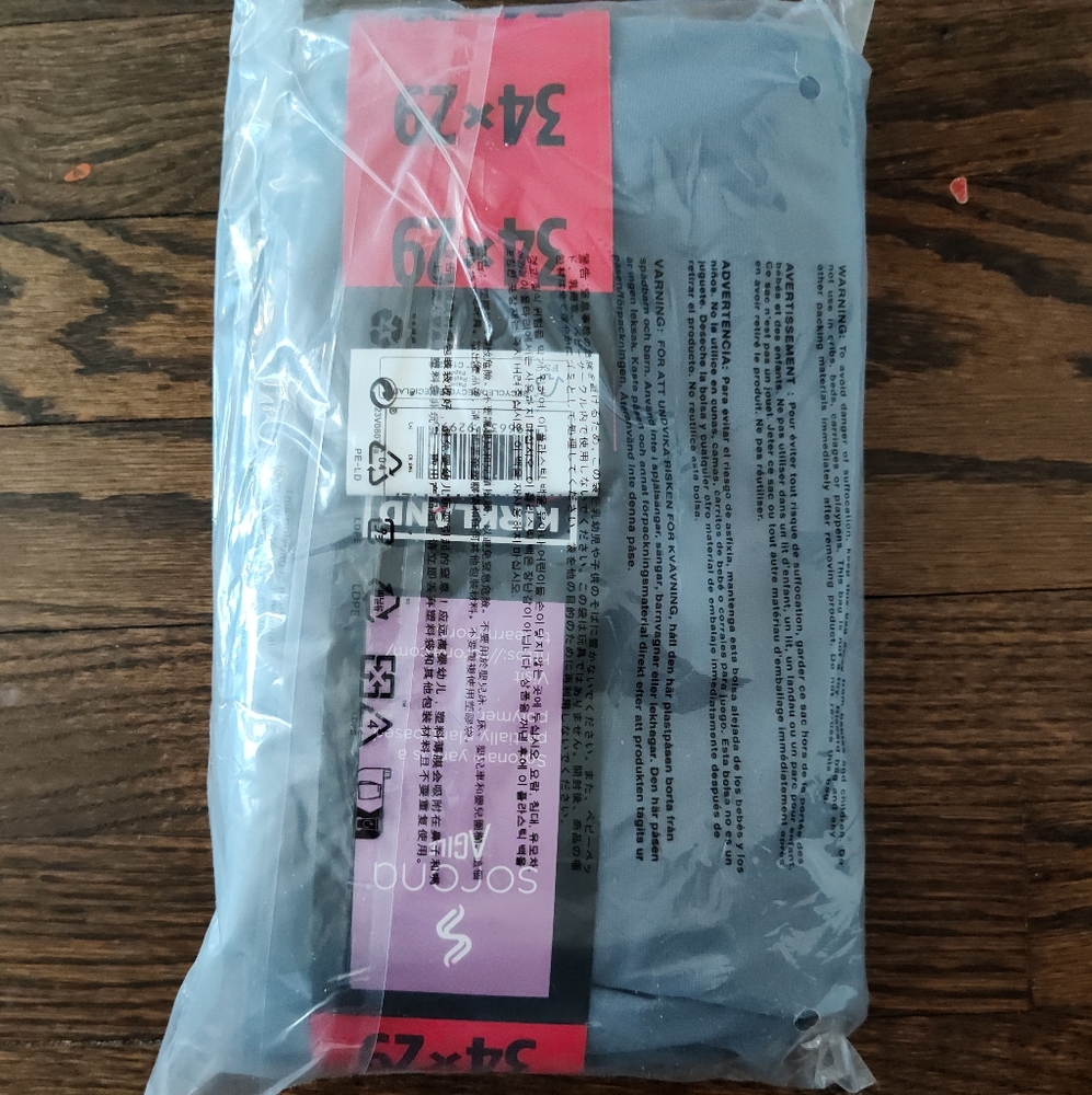 New Kirkland Signature Men’s Commuter Pant Blue UPF 50 Stretch Wick Size 34 X 29 - Picture 10 of 11